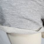 No Boundaries Casual NWOT Heather Gray Light Grey Knit Shirts with Black Elastic Drawsring Photo 7