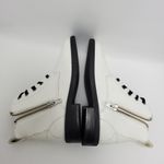 Abound White  Combat Side Zip Lace Up Boot Size 8.5 Photo 10