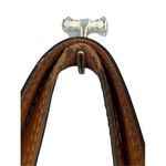 Coach Y2K Vintage 00857 Brown Pebble Leather Buckle Shoulder Tote Bag Purse Photo 5