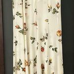 Floral Halter Neck Maxi Dress Orange Size 2 Photo 0