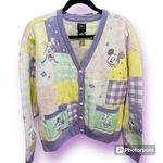 Disney Mickey Mouse And Friends Pastel Gingham Girls Cardigan Photo 0