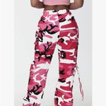 Pink Camo Cargo Pants! Size M Photo 1