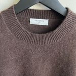 Babaton  Luxe Cashmere Toba Sweater in Dark Cocoa Size 2XS Photo 3