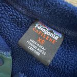 Patagonia Vintage Women's Capilene Fleece Sweater Snap XS Blue Photo 1