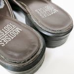 Mootsies Tootsies Vintage 90s Brown Leather Loafer Mules Photo 7
