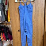Aerie Offline The Hugger Jumpsuit Blue Lion One Piece Workout Bodysuit W Pockets Photo 3