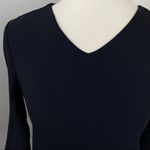 Giorgio Armani  Black Polyester Uniform Blouse Sz 34 Small Made in Italy Photo 1