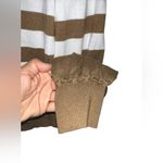 Michael Kors MICHAEL Brown and White Striped Cardigan Photo 5