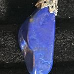 Crystal Gemstone 4 Piece Pendant Collection Citrine Lapis Lazuli Clear Quartz Blue Photo 7