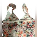 Lulus  Women's Floral Ruffle‎ dress or tunic Sleeveless V-Neck Party Size L Photo 11