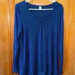 Old Navy , blue longsleeve shirt, size medium. Photo 1
