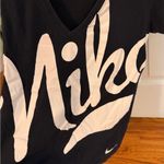 Nike Women's Black and White Graphic Tee Photo 1