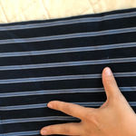 Reformation  Navy and White Striped Jumpsuit Photo 4