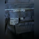 Anne Klein 2-piece suit, black, wide-leg trousers, women's size 6 Photo 10