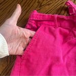 J.Crew Women’s Pink Bow Tie Front Shorts Linen Blend | Summer Short | Size 10 Photo 3