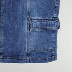 Venezia Cargo Jean Skirt Size 10 Venezia Lane Bryant Straight Denim Skirt Blue Photo 2