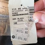 Giorgio Armani Womens Silk Rayon Blend Wide Leg Pants Black Velvet NWT Size 46 Photo 8