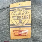 NCAA Missouri State Bears Women's Cropped Long Sleeve Shirt in Charcoal Gray, S Gray Photo 4