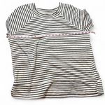 Maurice's  Black & White Striped Sweatshirt Photo 6