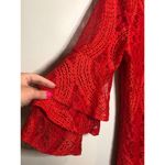 Boutique  Lace Bell Ruffle Sleeve Small Miami Photo 99