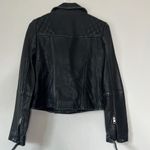 All Saints Cargo Biker Leather Jacket Photo 4