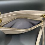 Fossil Karli Taupe Light Gray Cow Hide Leather Crossbody Bag Photo 9