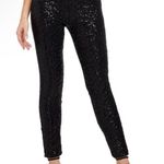 Tipsy Elves  black SEQUIN High Waisted Rise Leggings Women's Size small  NWT  Photo 0