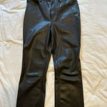 ZARA Cropped Leather Pants Photo 0