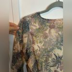 Amuse Society Tropical Floral Metallic V-Neck Dress Photo 5