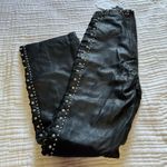 Nasty Gal Premium Real Leather Ring Detail Pants Photo 5