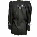 Joie  Floral Embroidered Boho Peasant‎ Blouse XS Photo 2