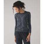 Lululemon Rest Less Pullover Gray Heathered Black Seamless Long Sleeve M/L Photo 10