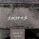 SKIMS  Women's Green Long Sleeve Button Up Plaid Sleep Flannel Shirt Top Size M Photo 5