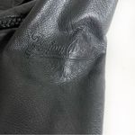 FLYING BIKES Oakwood Black Leather Moto Jacket Motorcycle Womens Size Medium Photo 12