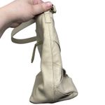 American Leather Co. “Mercer” Hobo Shoulder Bag Cream Ecru Basket Weave Purse Photo 3