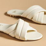 Beek Surfbird Slide Sandals in ivory 7 White Photo 0