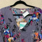 Umgee NWT Purple floral Romper sz L summer casual festival concert boho bohemian Photo 2