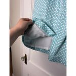 Talbots Skirt Women's 12 Blue White Summer Picnic Straight Skirt Stretch Preppy Photo 5