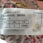 Ba&sh Maxence Button Up Blouse Shirt Beige Large 8 Photo 11