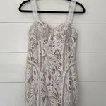 David's Bridal David’s Bridal DB Studio Women’s 10 Mermaid Lace Boho Wedding Dress Gown Photo 0