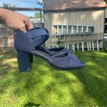 Anne Klein ‎ Womens Size 5 Cecily Navy Blue D'Orsay Heels Pumps Shoes Photo 4
