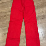 ZARA Red  Jeans Photo 0
