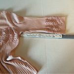 Karl Lagerfeld  Women XL Pullover Sweater Blush Lace Accents Ribbed Stretch Photo 8