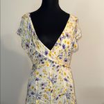 Free People Chic Floral V-Neck Mini Dress Photo 3