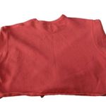 Champion Women's Orange Cropped Crewneck Sweatshirt Size Large Photo 1