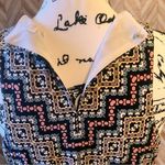 London Times Multicolor Medallion Halter Pleated Maxi Dress Size 8 Photo 7