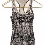 Lululemon Size 2 Cool Racerback White Black Glacier Lace Photo 2