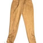 Majorelle  Women's Jillian Suede Pant in Camel Size: M Photo 2
