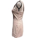 Amanda Uprichard ACE DRESS PALE PINK VEGAN LEATHER SIZE L NWOT Photo 5