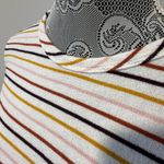 Lulus  Terry Cloth Striped Open Twist Back Oversized Flowy Cap Sleeve Top. XS Photo 13